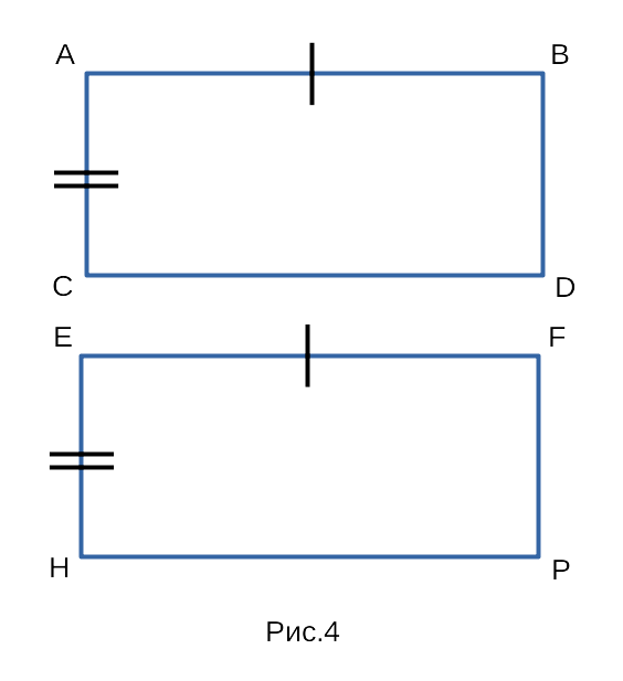 Признаки Равенства Прямоугольник - Формулировка и Доказательство
